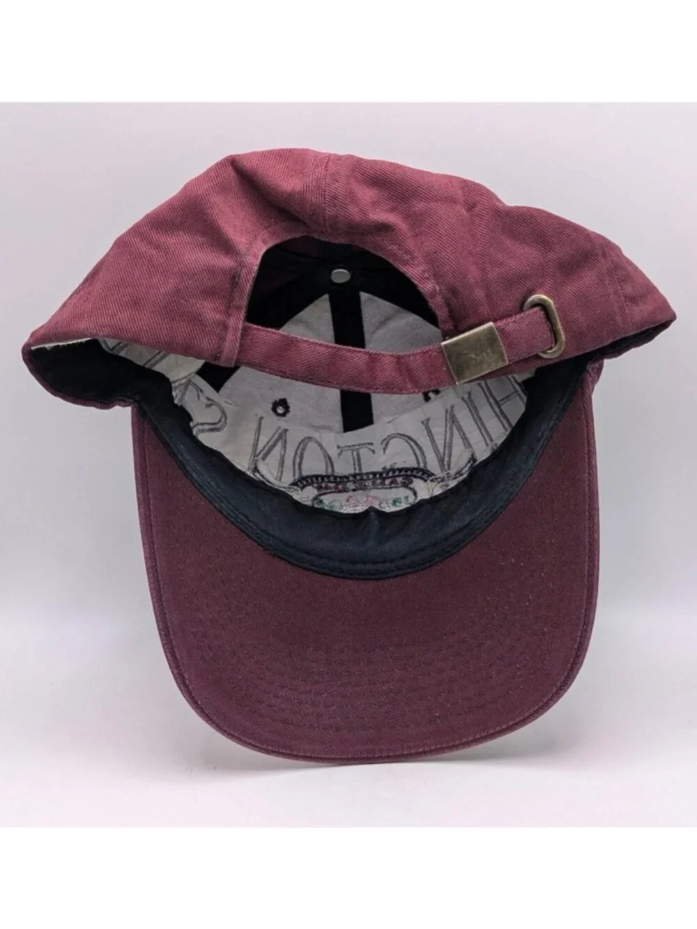 Vintage Washington State Cougars WSU 1998 Rose Bowl Cap Hat Strap Back USA Made